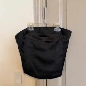 wild fable Black Strapless Bustier Top